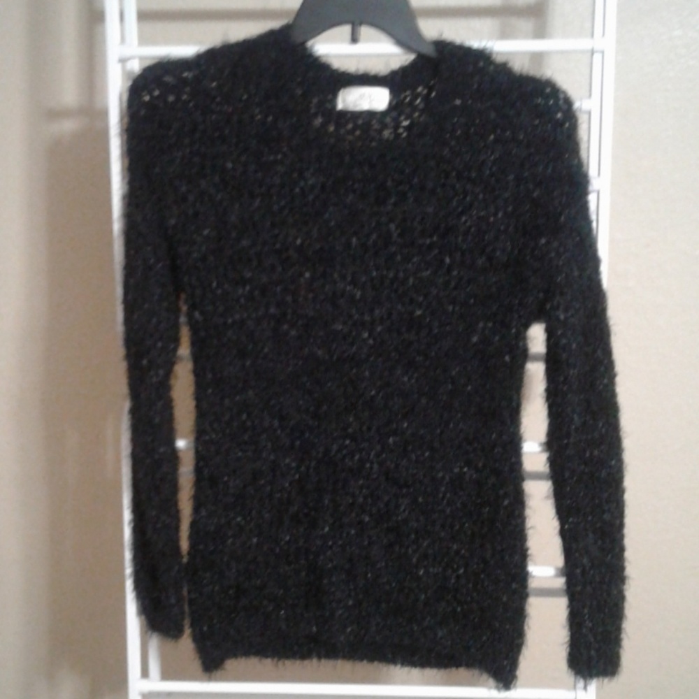 ❣Mixumi Gorgeous Black Ribbon and Frill Woven Top